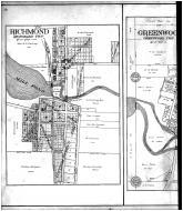 Richmond, Greenwood, Solon Mills, Ringwood - Left, McHenry County 1908